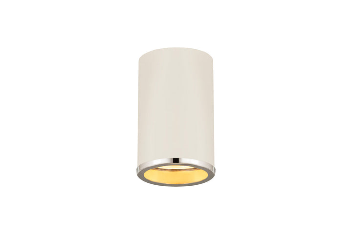 Z-Lite Arlo 2303F1-MW-CH Ceiling Light - Matte White / Chrome