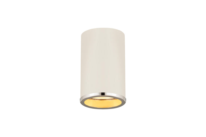 Z-Lite Arlo 2303F1-MW-CH Ceiling Light - Matte White / Chrome