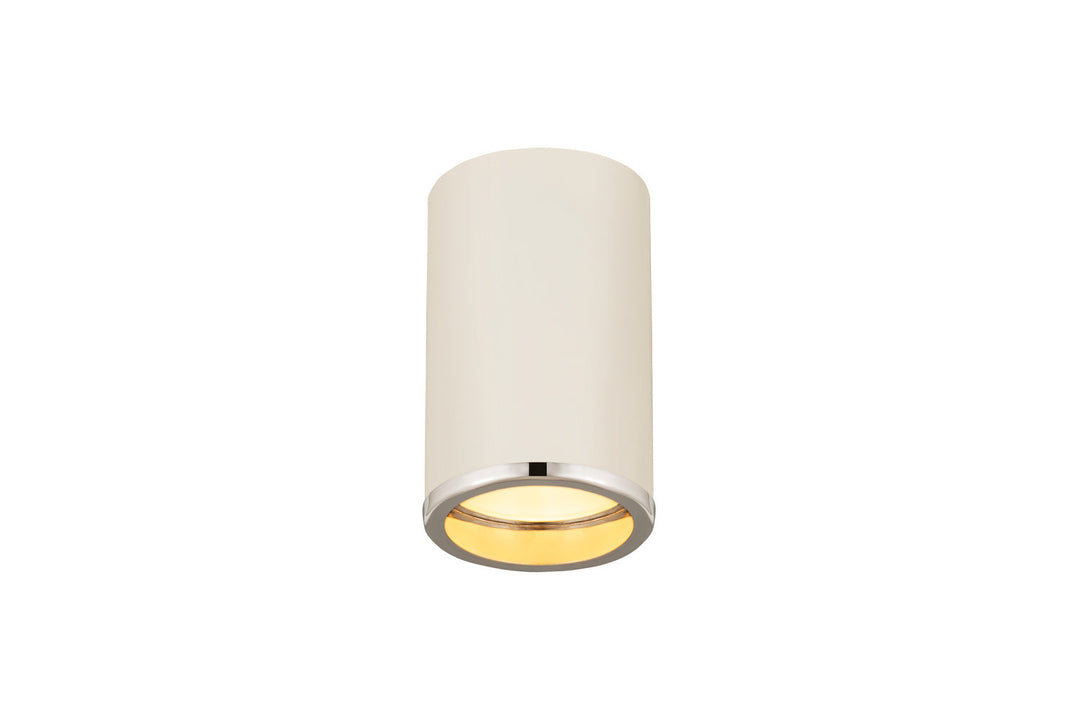 Z-Lite Arlo 2303F1-MW-CH Ceiling Light - Matte White / Chrome