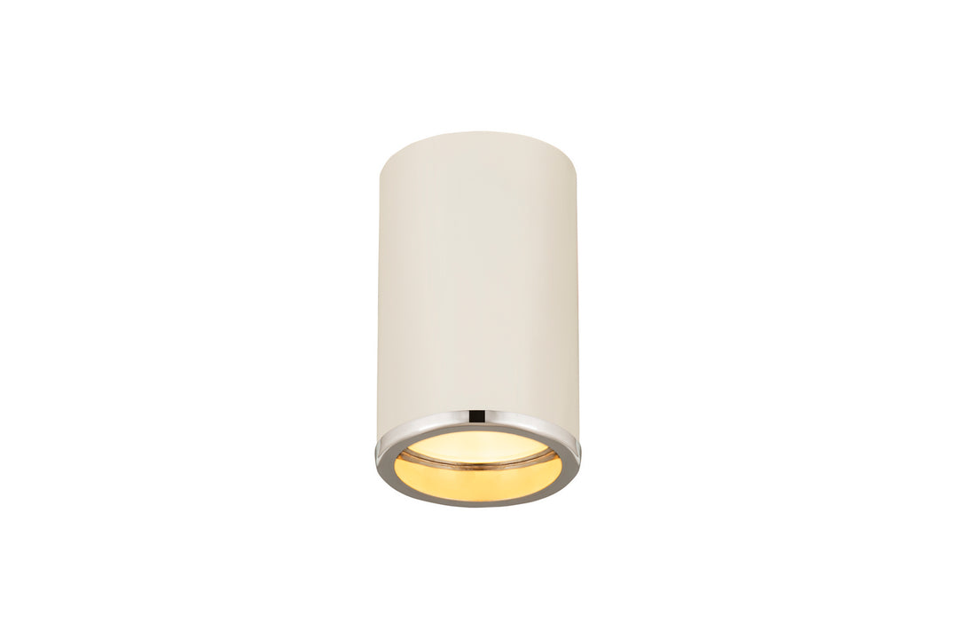 Z-Lite Arlo 2303F1-MW-CH Ceiling Light - Matte White / Chrome