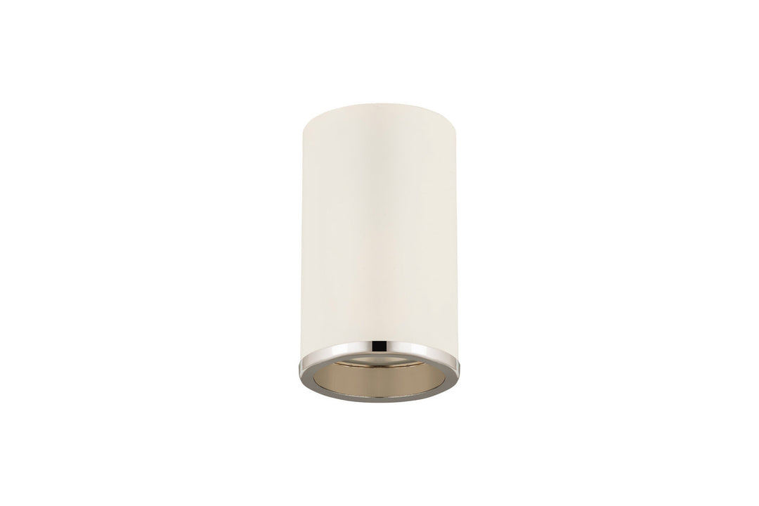 Z-Lite Arlo 2303F1-MW-CH Ceiling Light - Matte White / Chrome