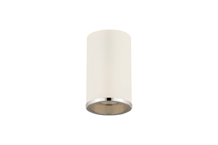 Z-Lite Arlo 2303F1-MW-CH Ceiling Light - Matte White / Chrome