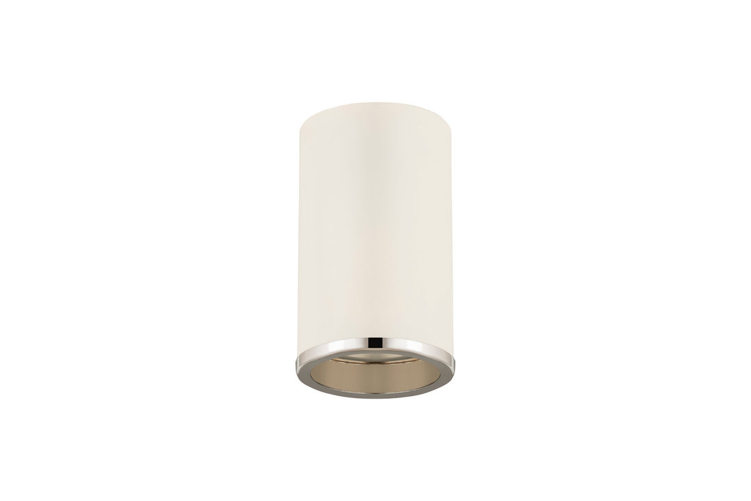 Z-Lite Arlo 2303F1-MW-CH Ceiling Light - Matte White / Chrome