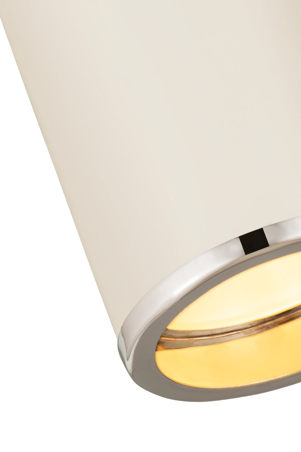 Z-Lite Arlo 2303F1-MW-CH Ceiling Light - Matte White / Chrome