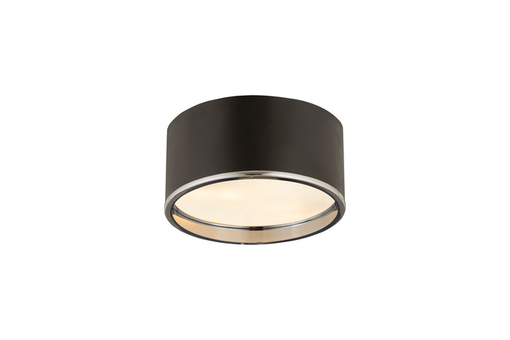 Z-Lite Arlo 2303F2-MB-CH Ceiling Light - Matte Black / Chrome