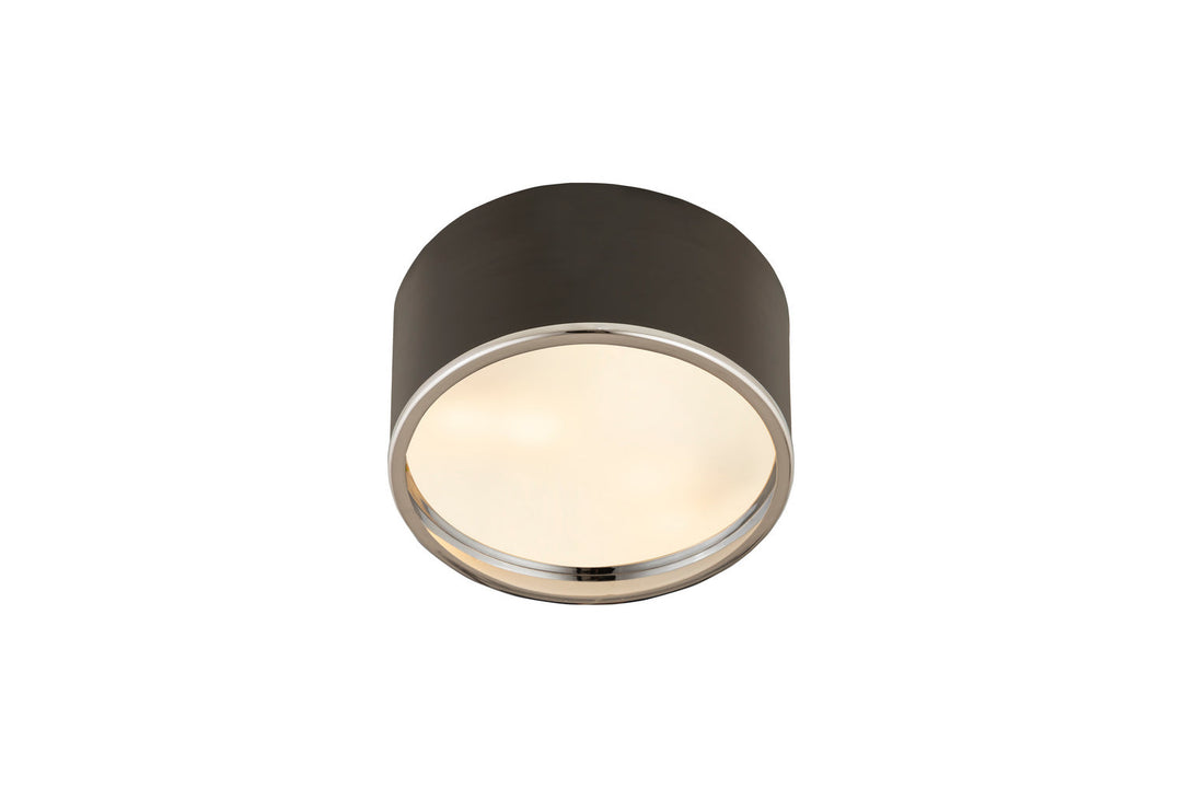 Z-Lite Arlo 2303F2-MB-CH Ceiling Light - Matte Black / Chrome