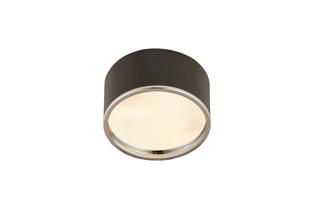 Z-Lite Arlo 2303F2-MB-CH Ceiling Light - Matte Black / Chrome