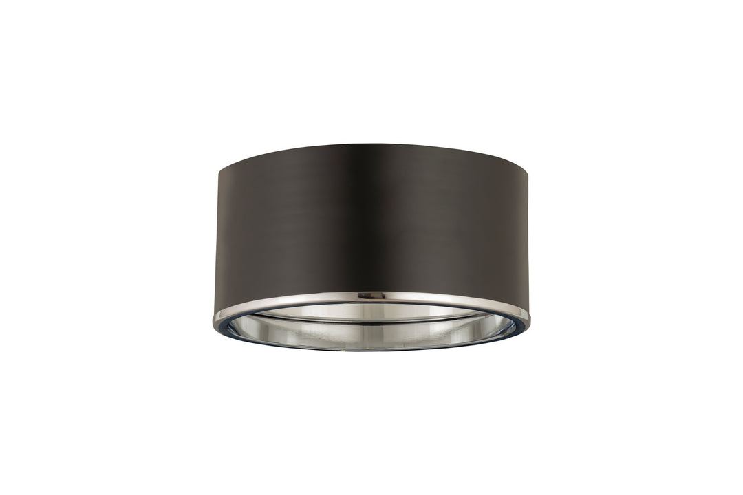 Z-Lite Arlo 2303F2-MB-CH Ceiling Light - Matte Black / Chrome