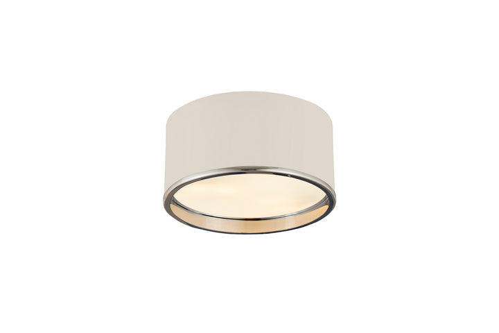 Z-Lite Arlo 2303F2-MW-CH Ceiling Light - Matte White / Chrome