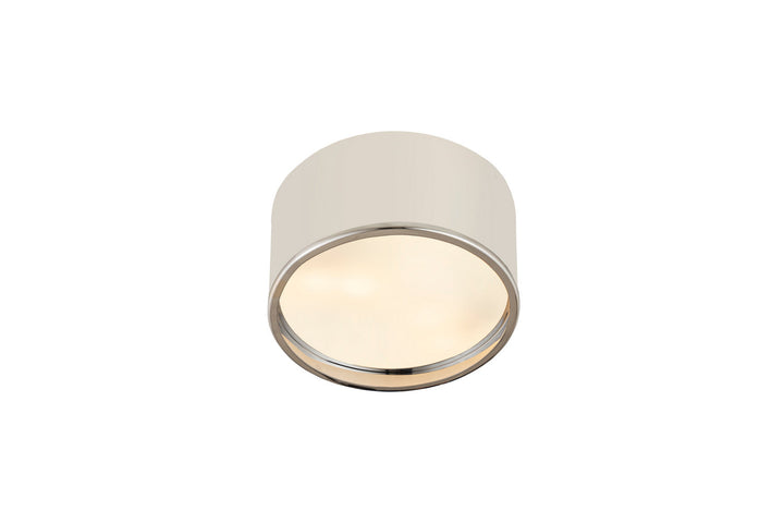 Z-Lite Arlo 2303F2-MW-CH Ceiling Light - Matte White / Chrome