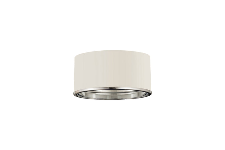 Z-Lite Arlo 2303F2-MW-CH Ceiling Light - Matte White / Chrome