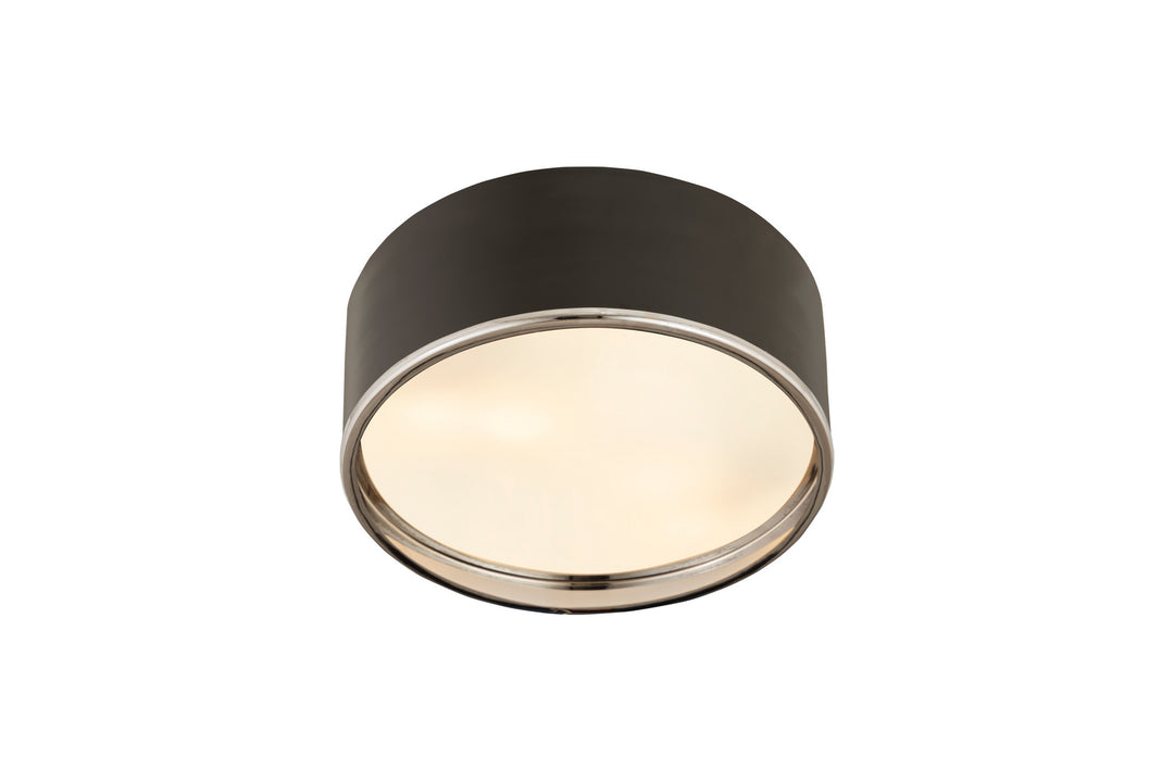 Z-Lite Arlo 2303F3-MB-CH Ceiling Light - Matte Black / Chrome