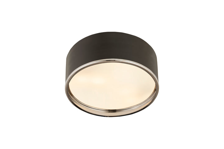 Z-Lite Arlo 2303F3-MB-CH Ceiling Light - Matte Black / Chrome