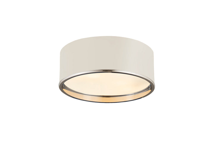 Z-Lite Arlo 2303F3-MW-CH Ceiling Light - Matte White / Chrome