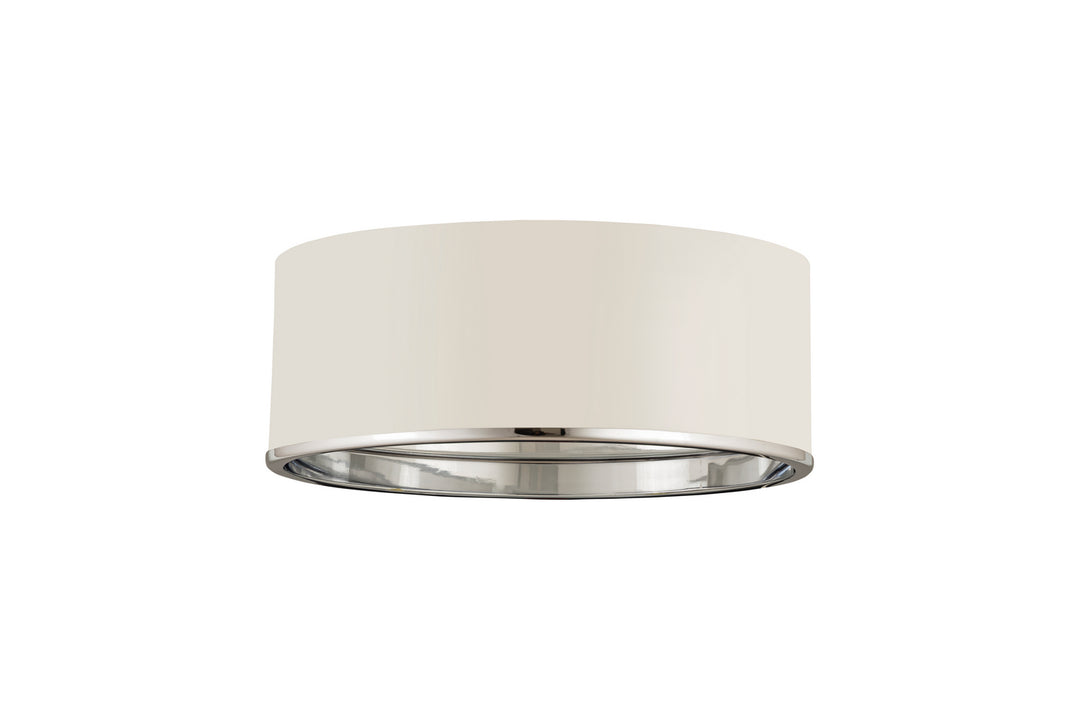 Z-Lite Arlo 2303F3-MW-CH Ceiling Light - Matte White / Chrome