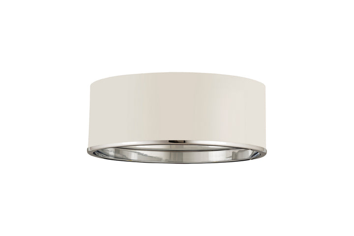 Z-Lite Arlo 2303F3-MW-CH Ceiling Light - Matte White / Chrome