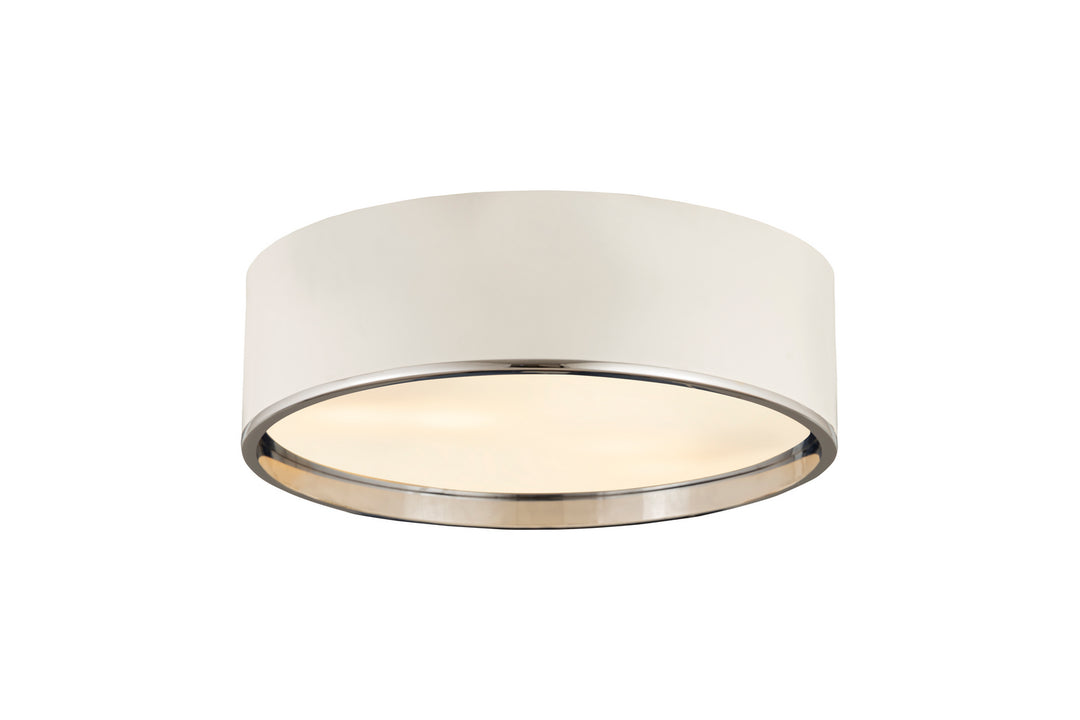 Z-Lite Arlo 2303F4-MW-CH Ceiling Light - Matte White / Chrome