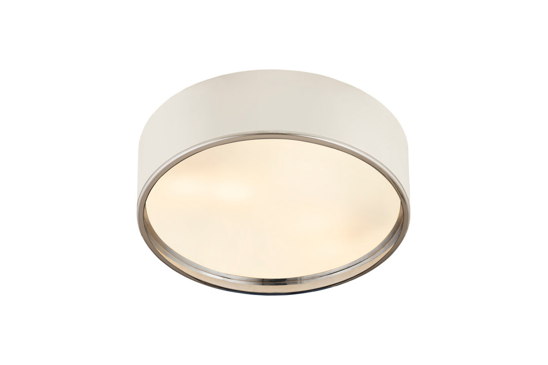 Z-Lite Arlo 2303F4-MW-CH Ceiling Light - Matte White / Chrome