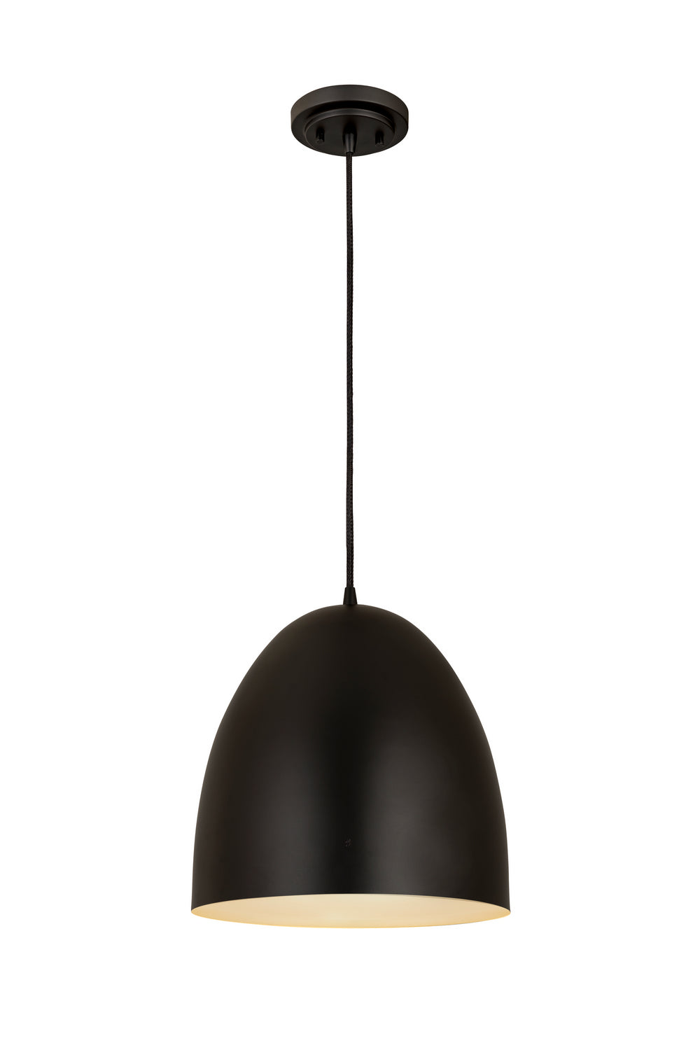Z-Lite Z Studio Dome Pendant 6012P12-SBK Pendant Light - Satin Black
