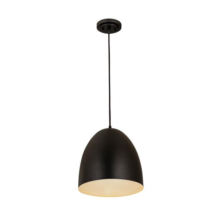 Z-Lite Z Studio Dome Pendant 6012P12-SBK Pendant Light - Satin Black