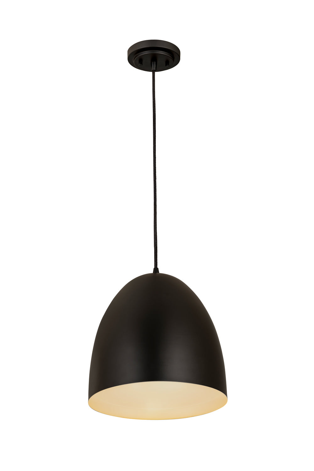 Z-Lite Z Studio Dome Pendant 6012P12-SBK Pendant Light - Satin Black
