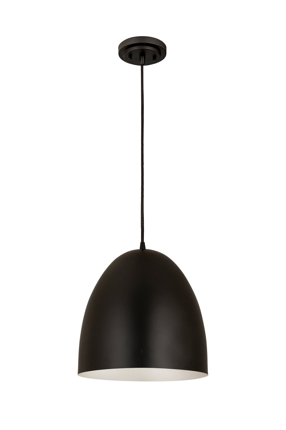 Z-Lite Z Studio Dome Pendant 6012P12-SBK Pendant Light - Satin Black