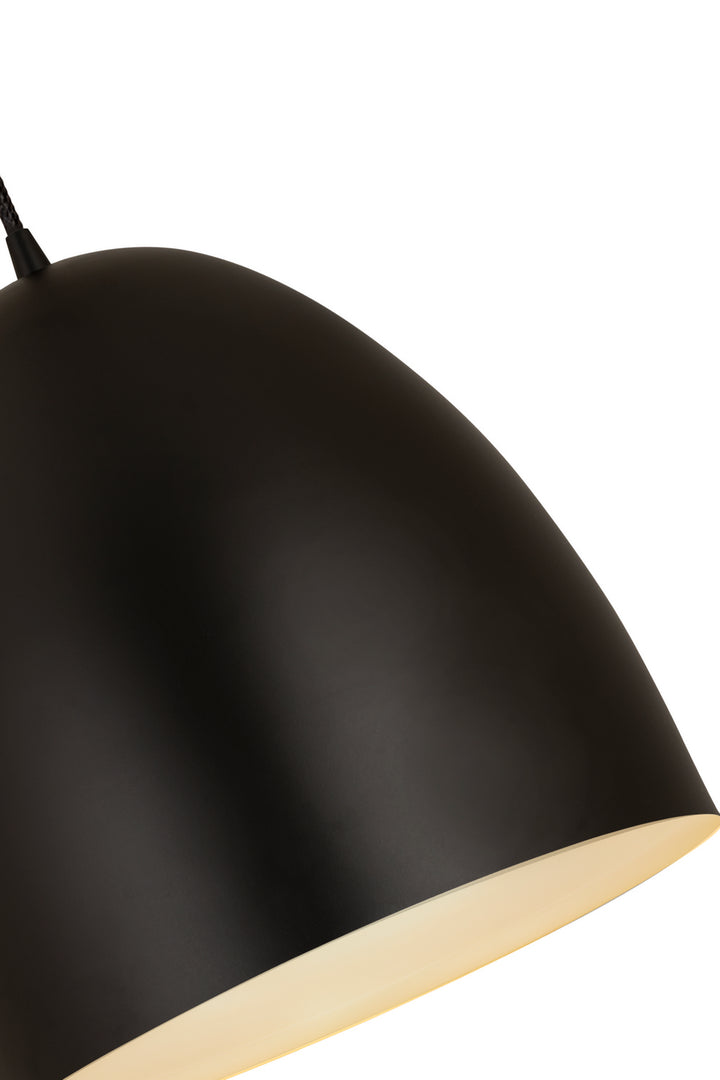 Z-Lite Z Studio Dome Pendant 6012P12-SBK Pendant Light - Satin Black
