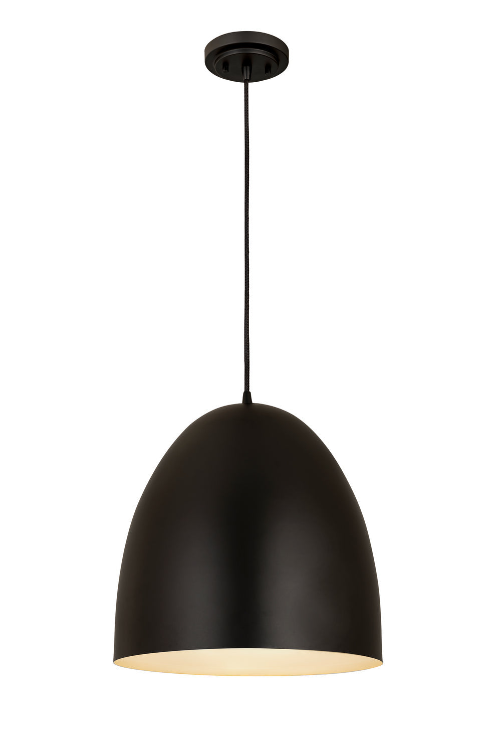Z-Lite Z Studio Dome Pendant 6012P19-SBK Pendant Light - Satin Black