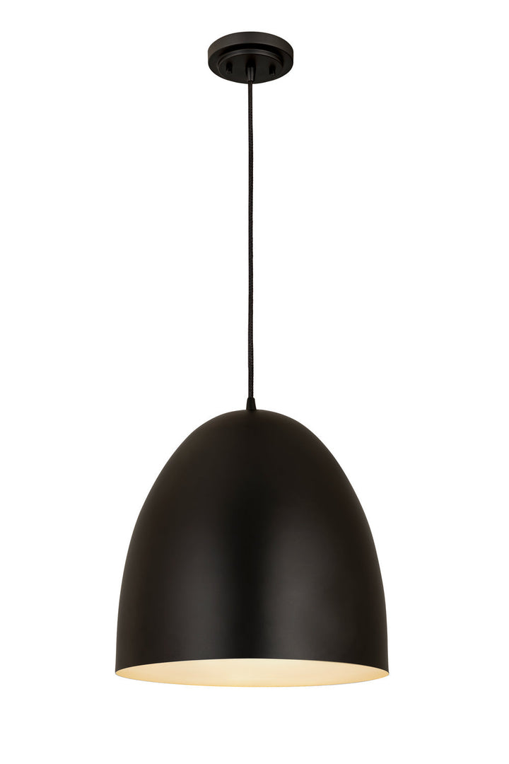 Z-Lite Z Studio Dome Pendant 6012P19-SBK Pendant Light - Satin Black