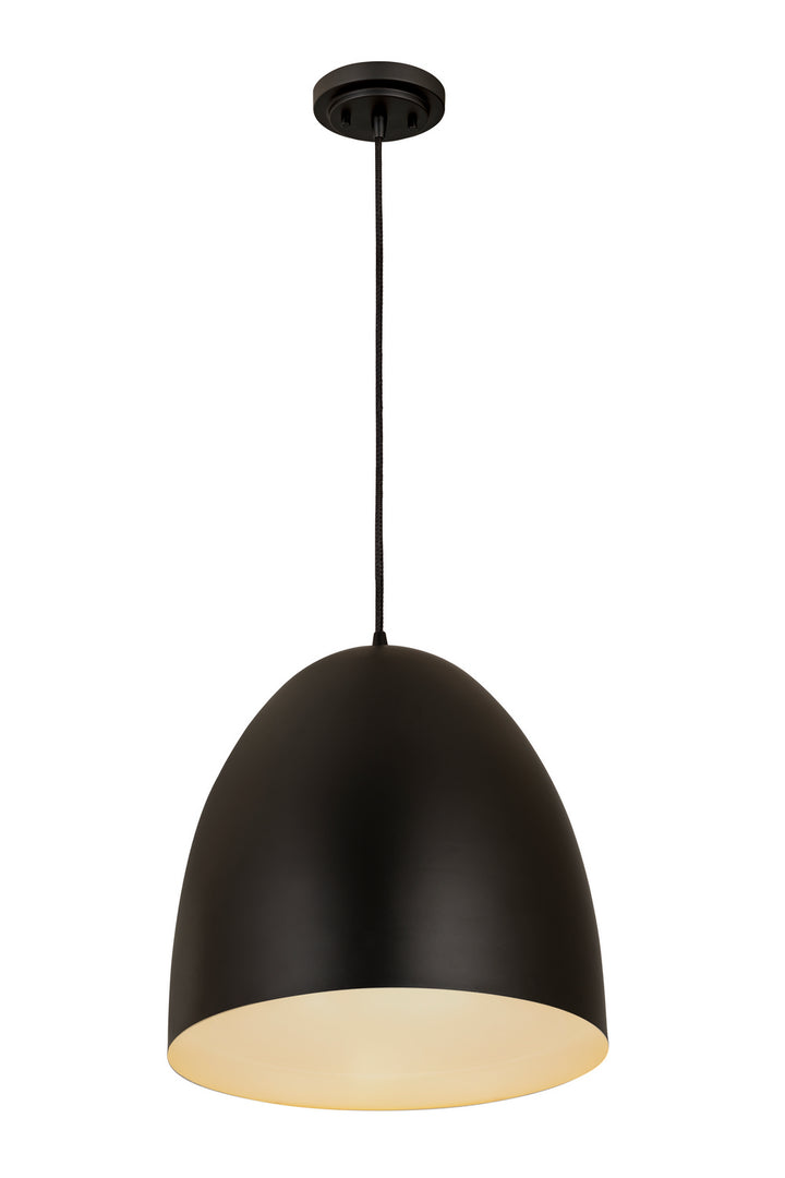 Z-Lite Z Studio Dome Pendant 6012P19-SBK Pendant Light - Satin Black