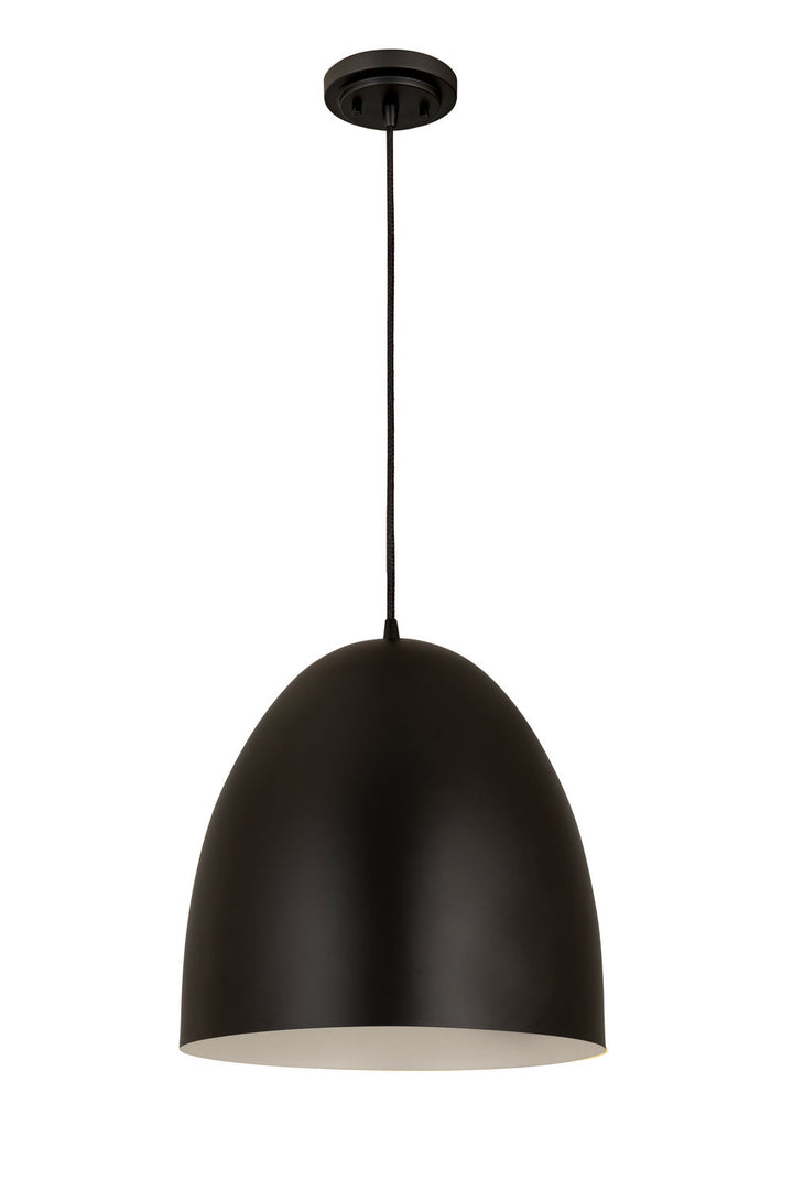 Z-Lite Z Studio Dome Pendant 6012P19-SBK Pendant Light - Satin Black