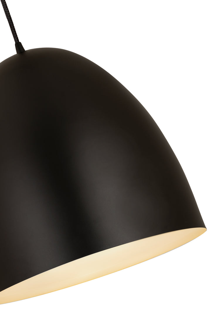 Z-Lite Z Studio Dome Pendant 6012P19-SBK Pendant Light - Satin Black