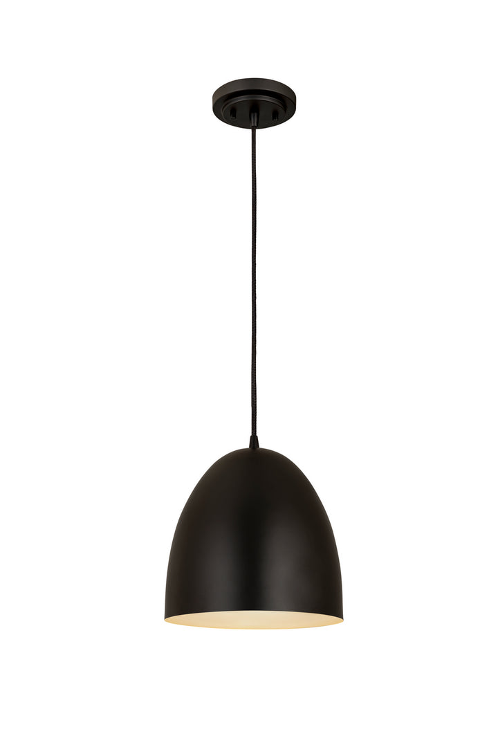 Z-Lite Z Studio Dome Pendant 6012P9-SBK Pendant Light - Satin Black