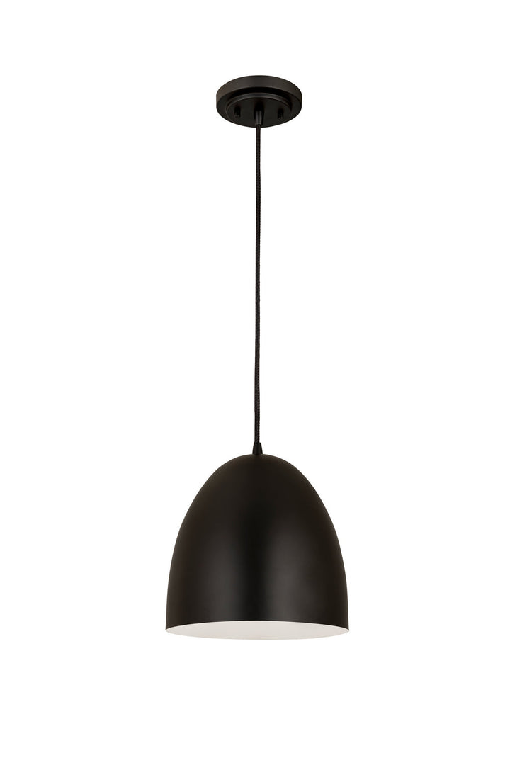 Z-Lite Z Studio Dome Pendant 6012P9-SBK Pendant Light - Satin Black