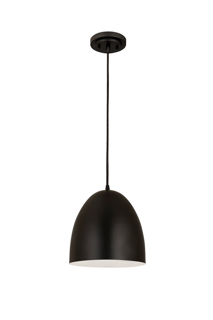 Z-Lite Z Studio Dome Pendant 6012P9-SBK Pendant Light - Satin Black