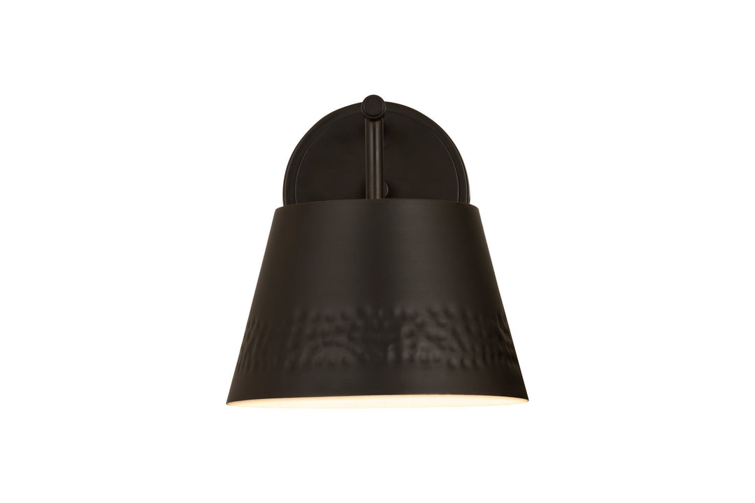 Z-Lite Maddox 6013-1S-MB Wall Sconce Light - Matte Black