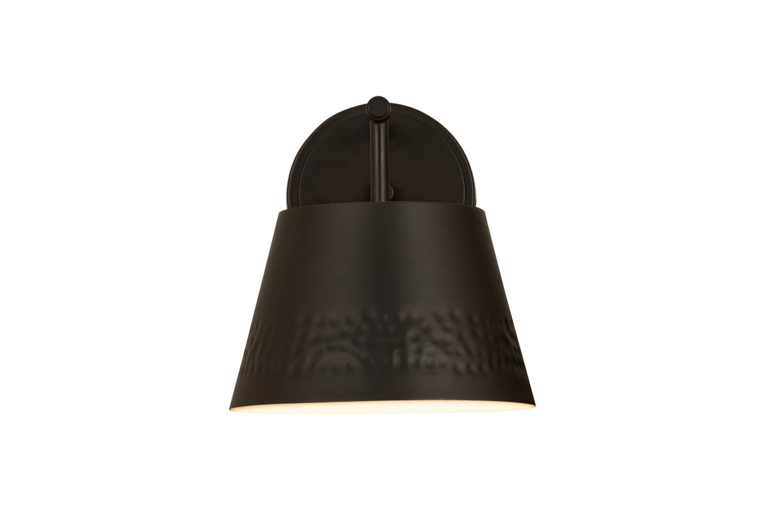 Z-Lite Maddox 6013-1S-MB Wall Sconce Light - Matte Black
