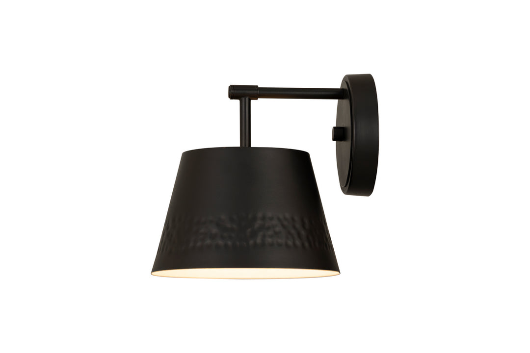 Z-Lite Maddox 6013-1S-MB Wall Sconce Light - Matte Black