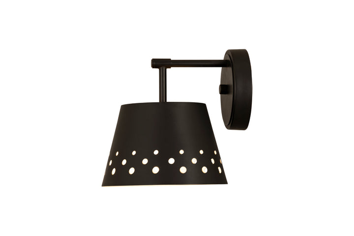 Z-Lite Katie 6014-1S-MB Wall Sconce Light - Matte Black
