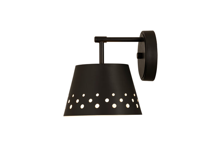 Z-Lite Katie 6014-1S-MB Wall Sconce Light - Matte Black