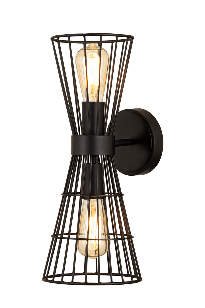 Z-Lite Alito 6015-2S-MB Wall Sconce Light - Matte Black