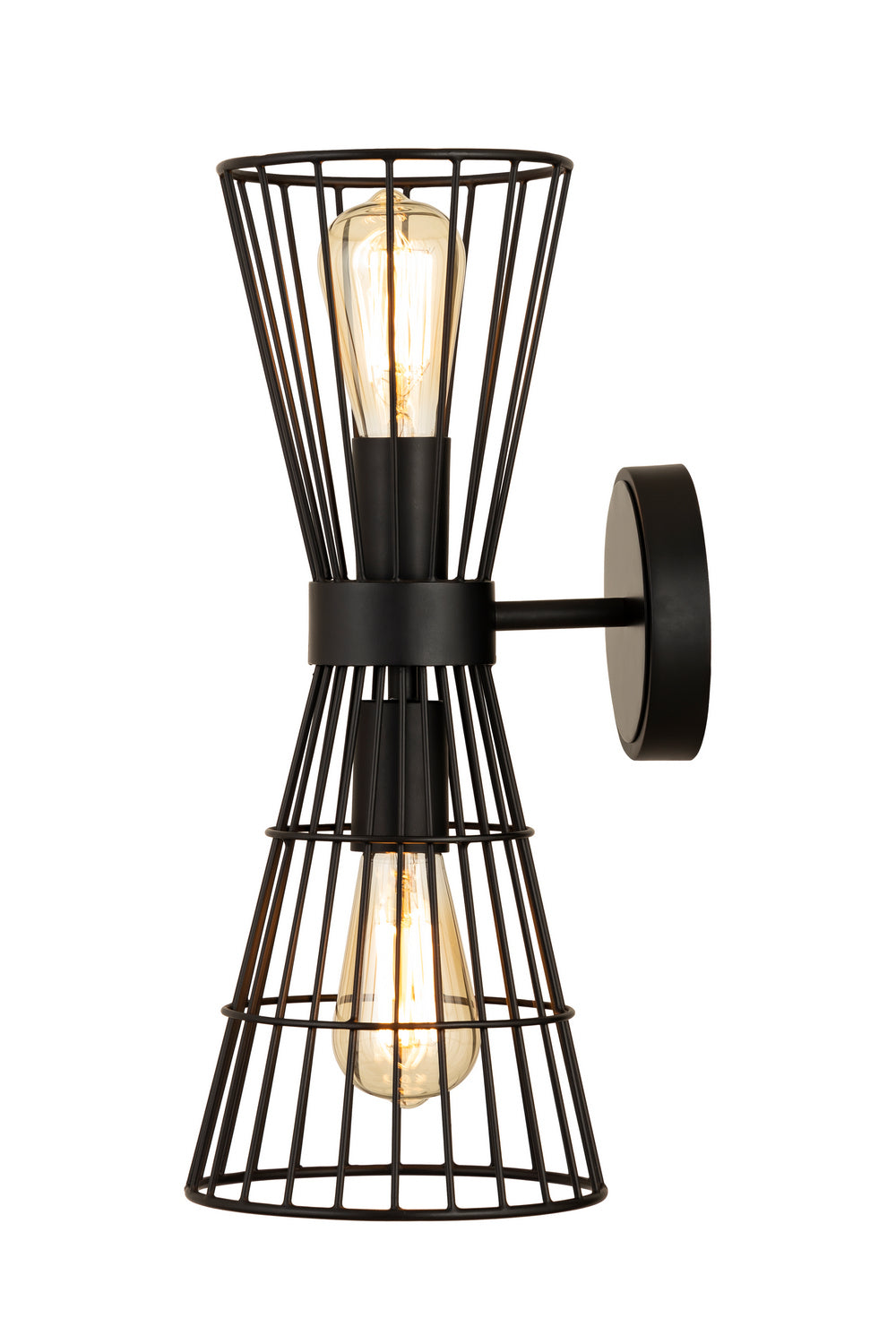 Z-Lite Alito 6015-2S-MB Wall Sconce Light - Matte Black