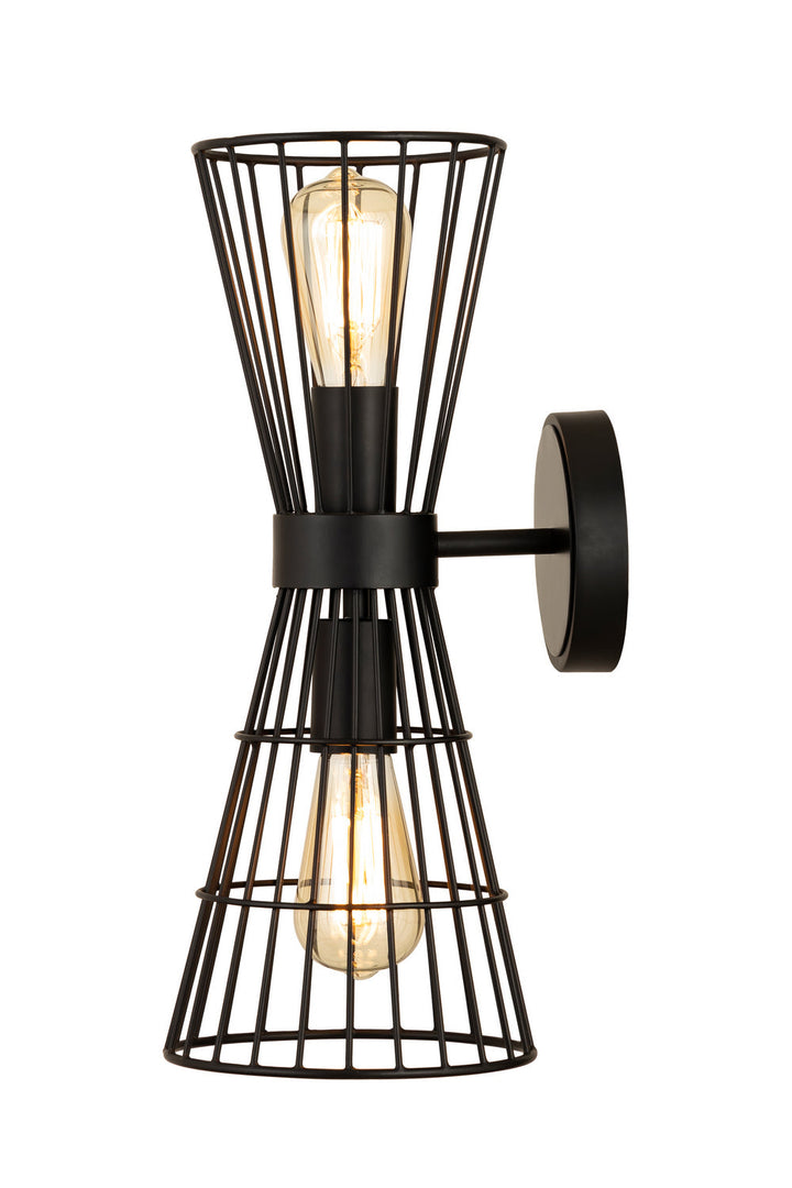 Z-Lite Alito 6015-2S-MB Wall Sconce Light - Matte Black