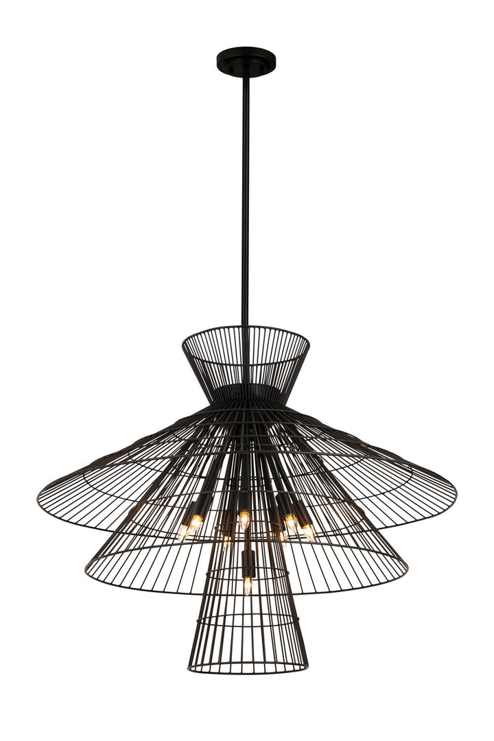 Z-Lite Alito 6015-8MB Chandelier Light - Matte Black