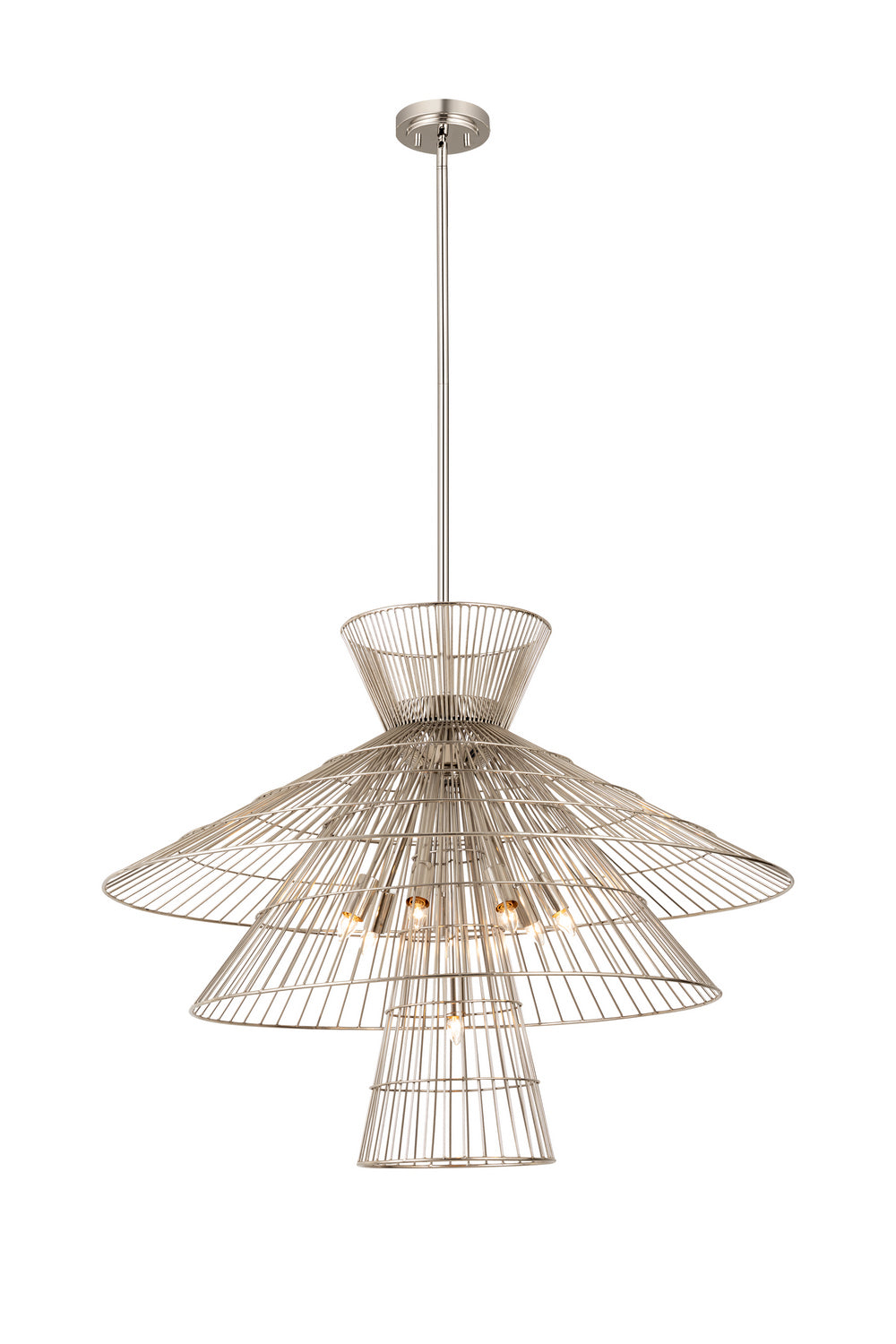 Z-Lite Alito 6015-8PN Chandelier Light - Polished Nickel
