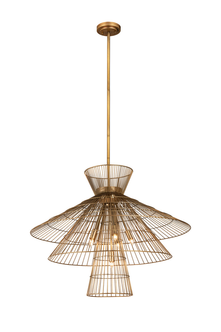 Z-Lite Alito 6015-8RB Chandelier Light - Rubbed Brass