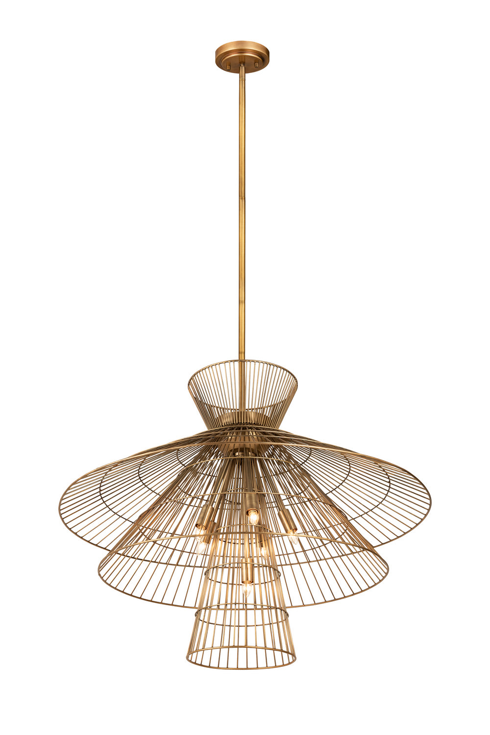Z-Lite Alito 6015-8RB Chandelier Light - Rubbed Brass