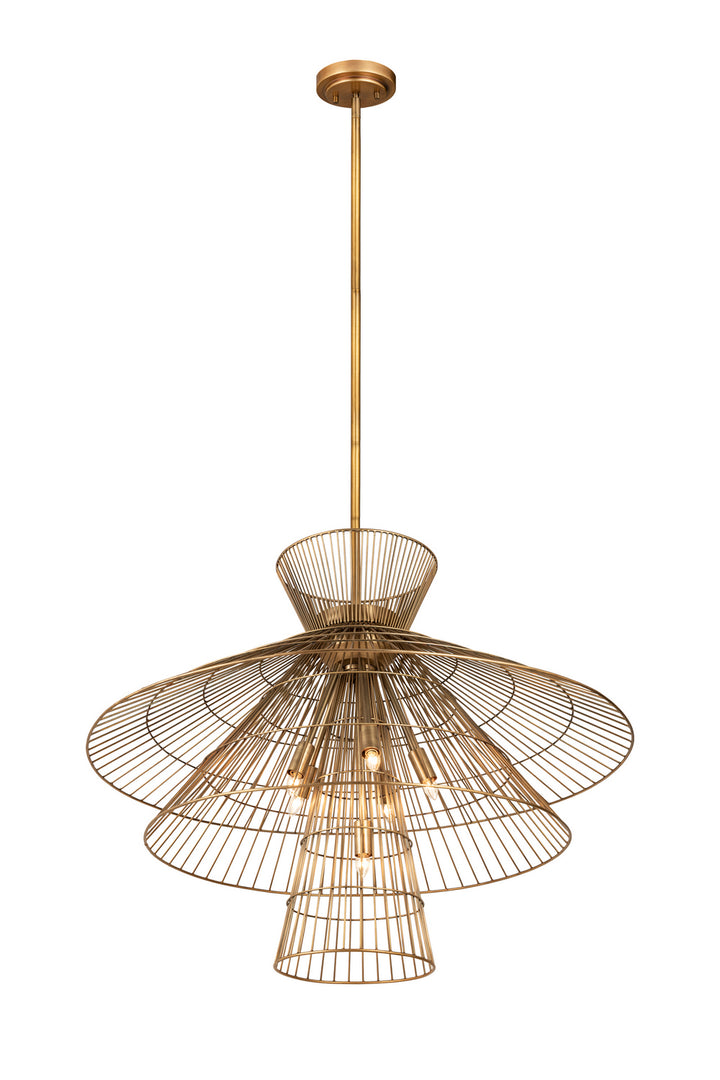 Z-Lite Alito 6015-8RB Chandelier Light - Rubbed Brass