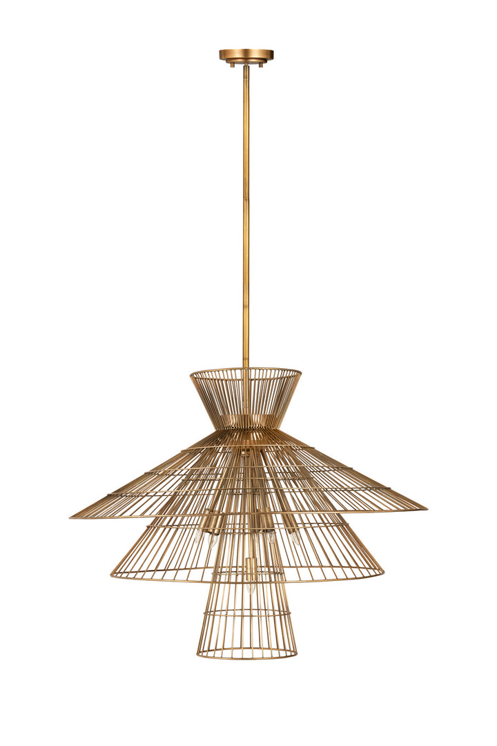 Z-Lite Alito 6015-8RB Chandelier Light - Rubbed Brass