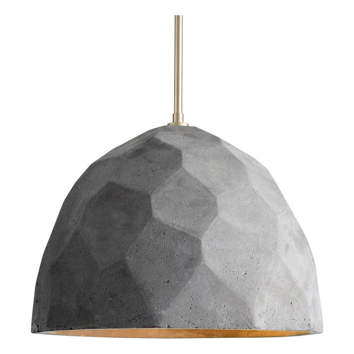 Oxygen Maria 3-663-1540 Pendant Light - Dark Gray / Aged Brass